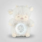 soft lamb stuffed toy with soothing music and star projection light