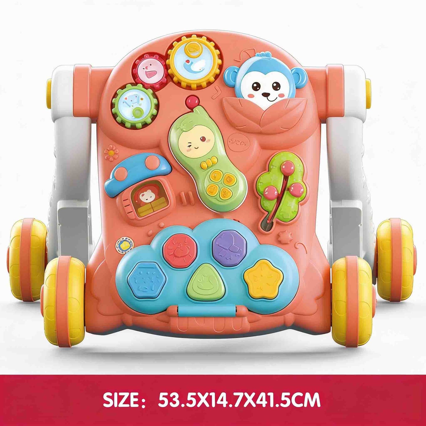 Baby Multifunction Walker – 3-in-1 Push Walker & Ride-On Scooter Toy (18M+)