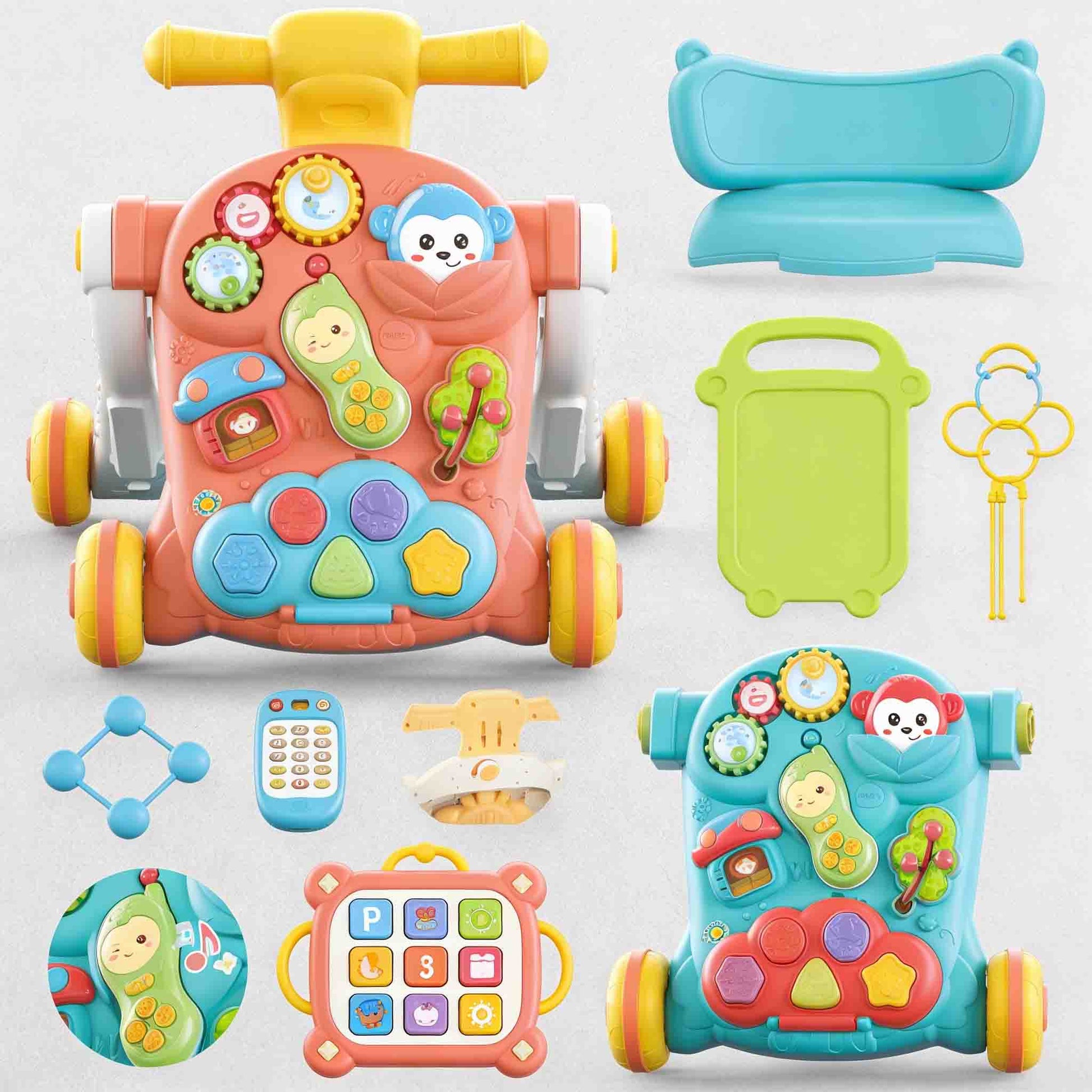 Toddler ride on scooter walker toy for balance training and coordination
