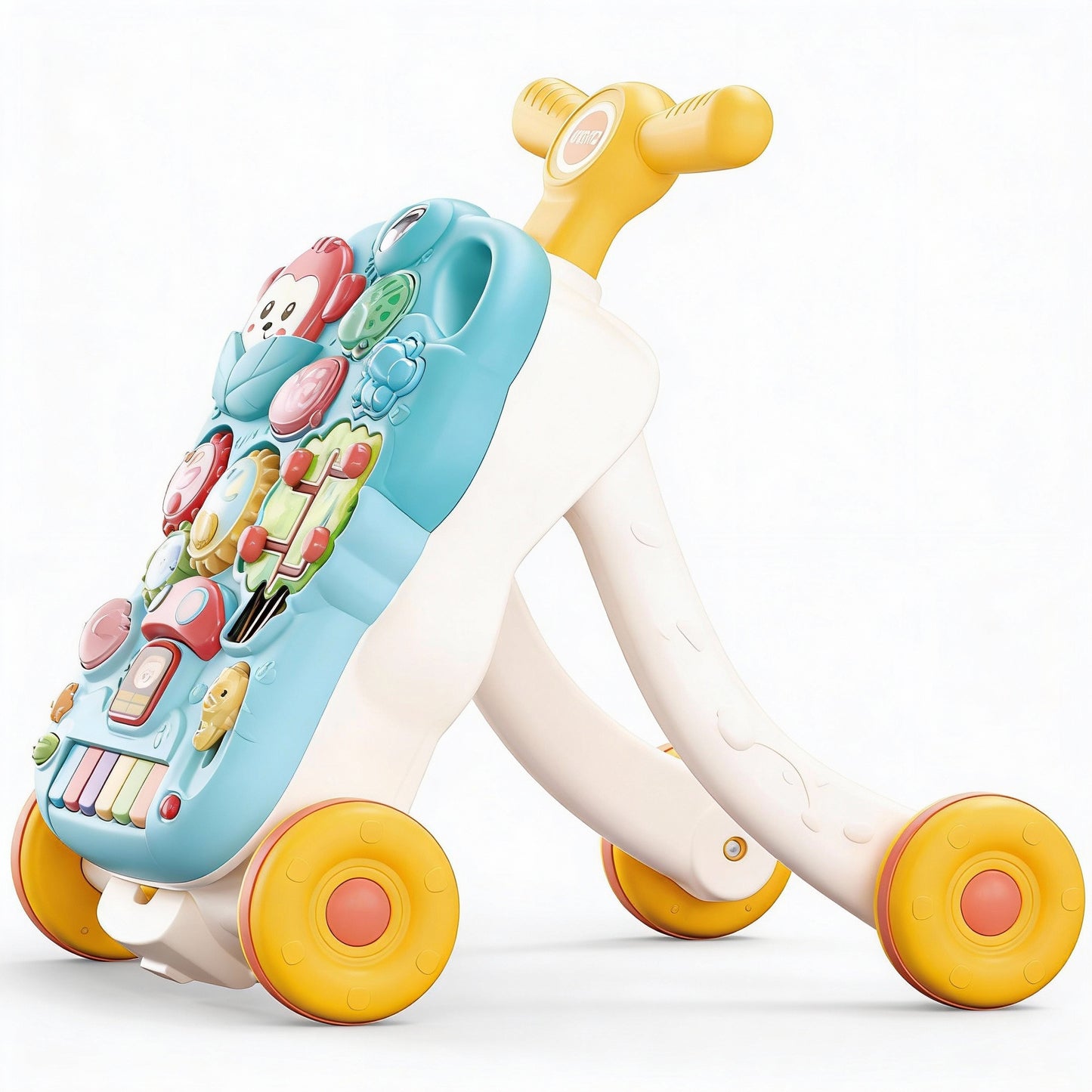 Baby Music Walker – 2-in-1 Push Walker & Activity Table with Piano (18M+)