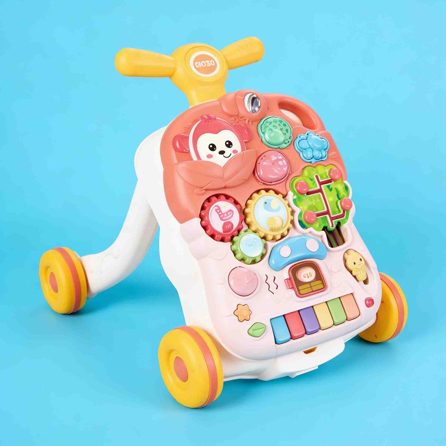 Baby Music Walker – 2-in-1 Push Walker & Activity Table with Piano (18M+)