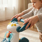 Sit-to-ride baby walker toy designed to support early walking and balance development