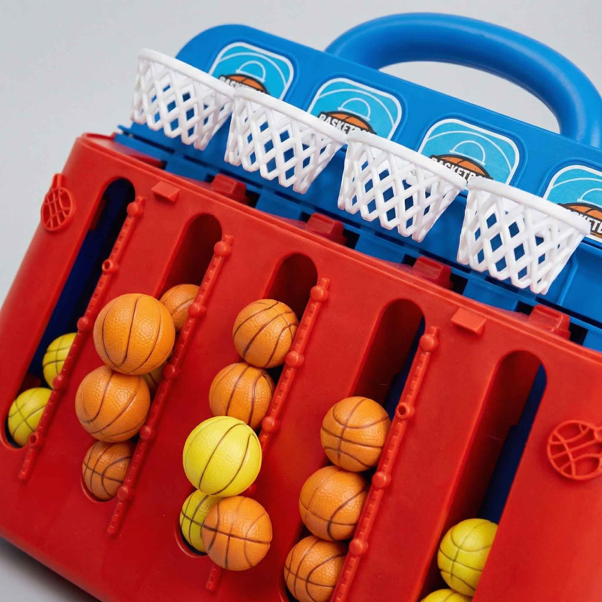 portable tabletop basketball game set