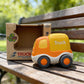Bioplastic mini truck toy made from wheat straw eco friendly toddler push truck 18M+