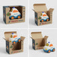 Eco friendly toddler police car toy with recyclable packaging box 18 months+