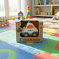 Bioplastic Police Car Toy – Eco Wheat Straw Push Police Vehicle (18M+)