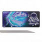 Gaming mouse pad with astronaut design on a white background