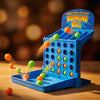 Bouncing Ball Connect Four Game for Kids and Family – Interactive Tabletop Strategy Game with Jumping Balls, Two-Player Skill Game for Home and Travel Play