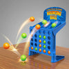 Bouncing Ball Connect Four Game for Kids and Family – Interactive Tabletop Strategy Game with Jumping Balls, Two-Player Skill Game for Home and Travel Play