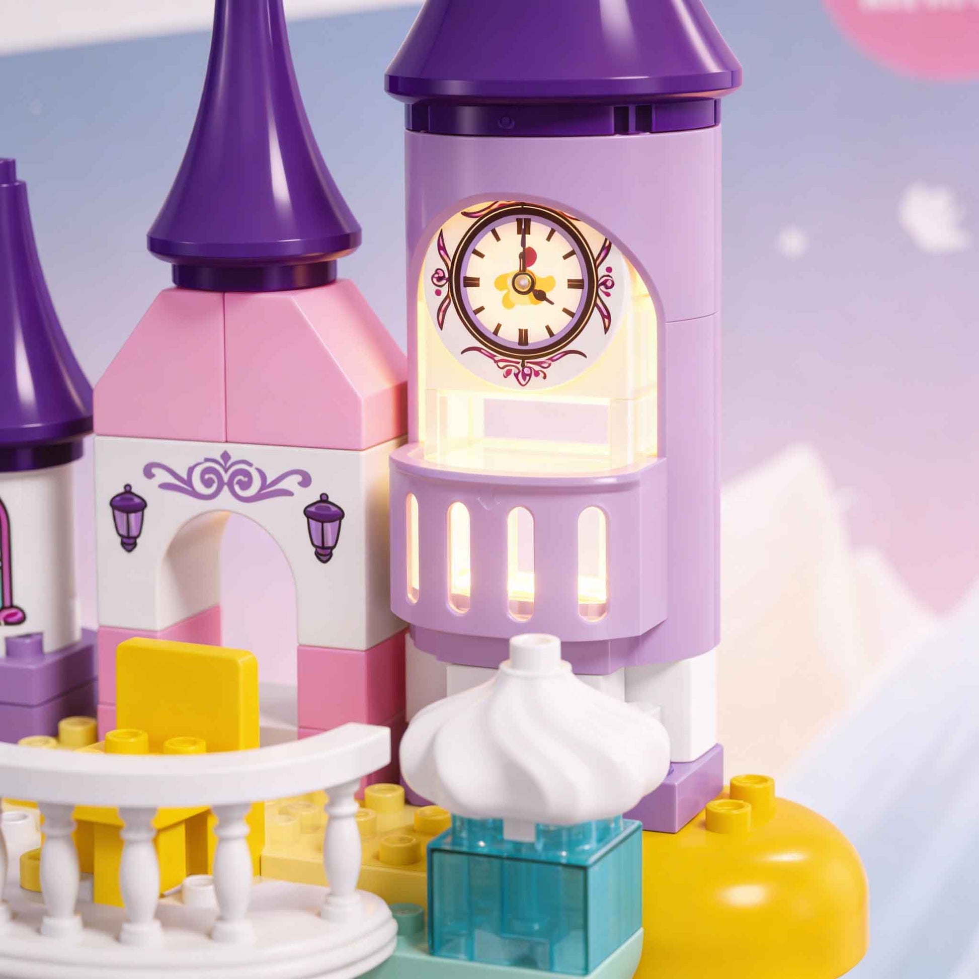 DIY princess castle construction blocks toy with accessories