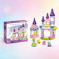 Kids magical castle building toy set for creative play