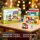 Kids hospital building blocks set 78pcs with ambulance and figures
