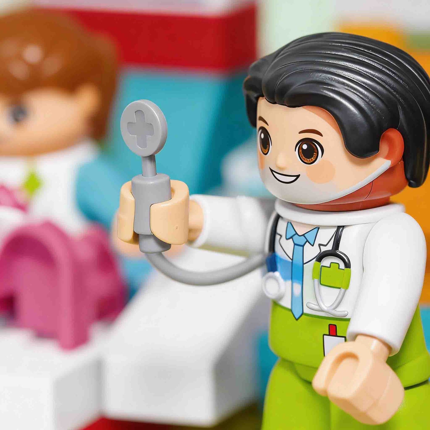 Toddler hospital roleplay construction blocks toy set