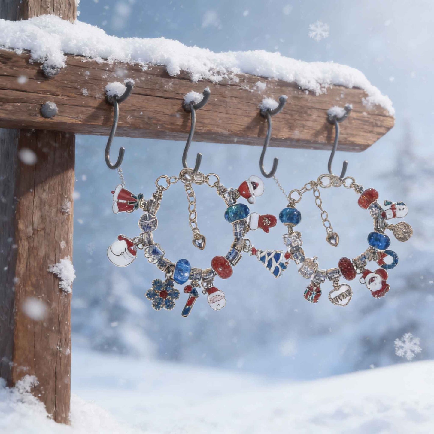 holiday DIY charm bracelet for kids