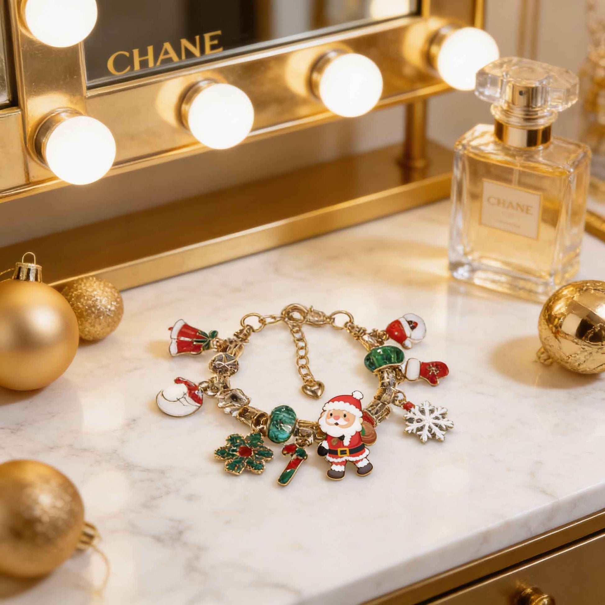 Santa themed blind box jewelry kit