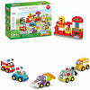 City Car Team builder blocks set 106pcs gas station and vehicles toy

Kids city vehicle building blocks set with police ambulance and trucks

STEM educational building blocks playset with gas station for kids 3+

Toddler city car building blocks kit with multiple service vehicles

Preschool vehicle construction blocks set for creative pretend play