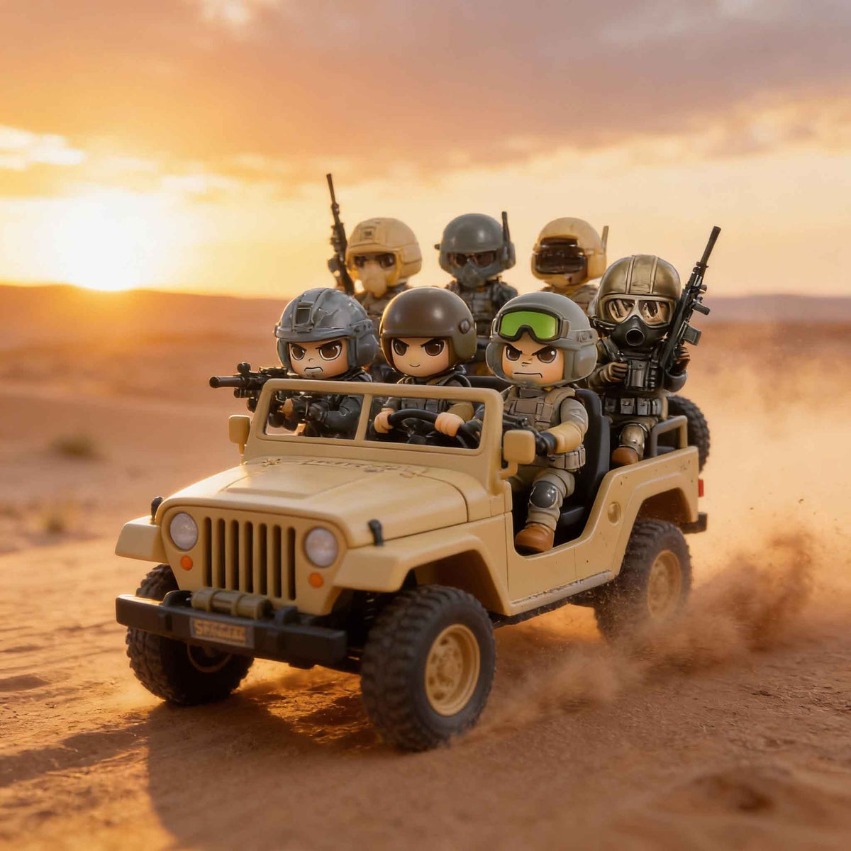 Special Forces DIY Action Figures – 24PCS Collectible Toy Set