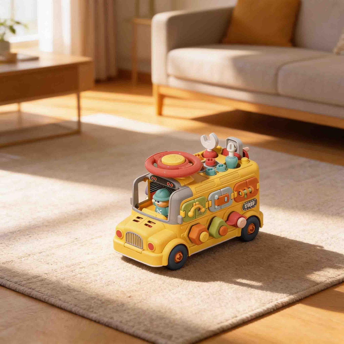 Kids DIY disassembly toy vehicle improving motor skills and focus