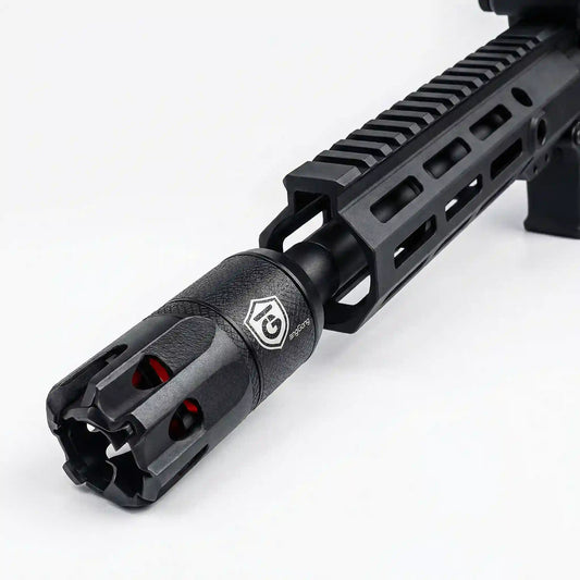 • Tactical barrel tip accessory for gel blasters
• Metal muzzle device gel blaster upgrade
• Gel blaster barrel accessory Qatar