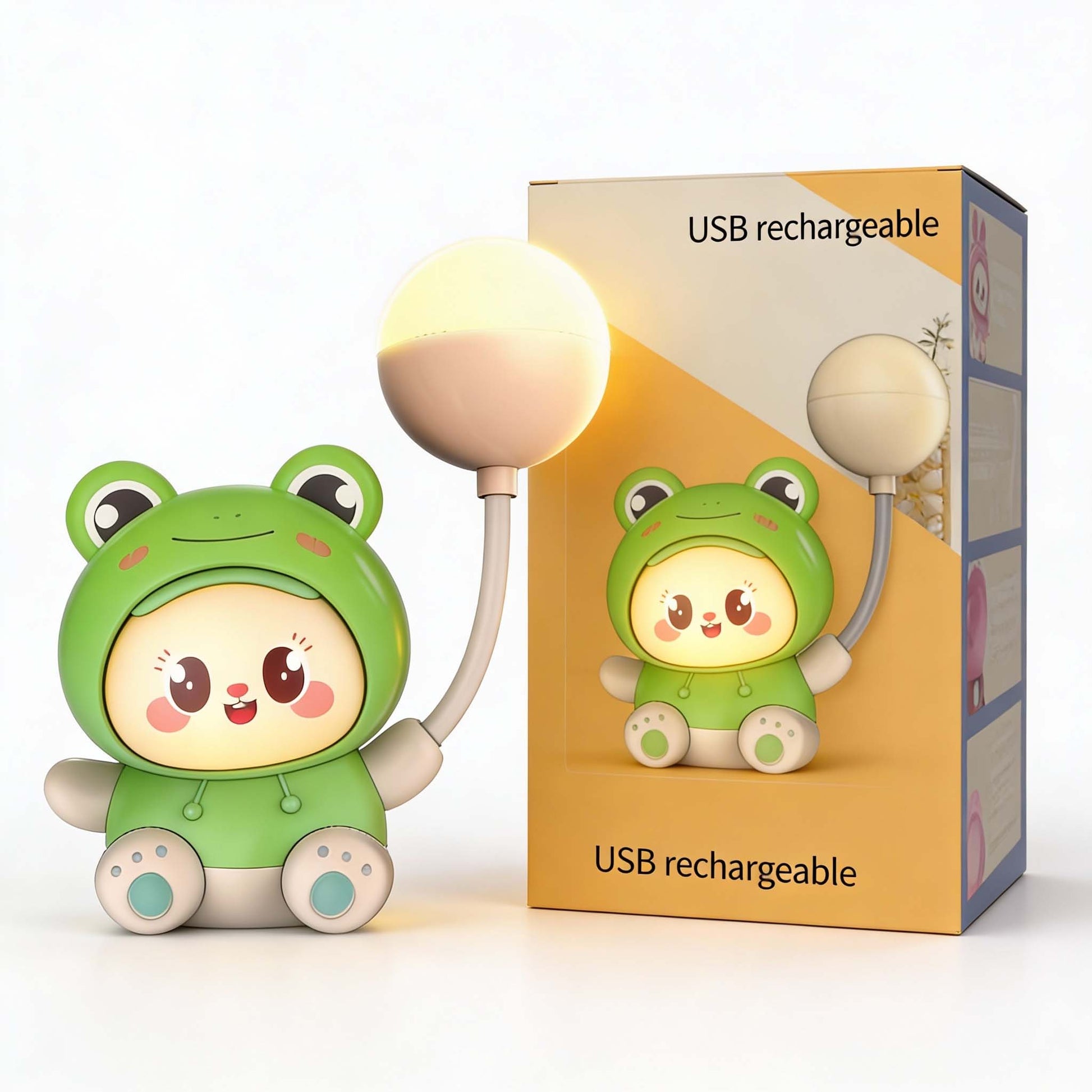 Healing animal LED night light for kids