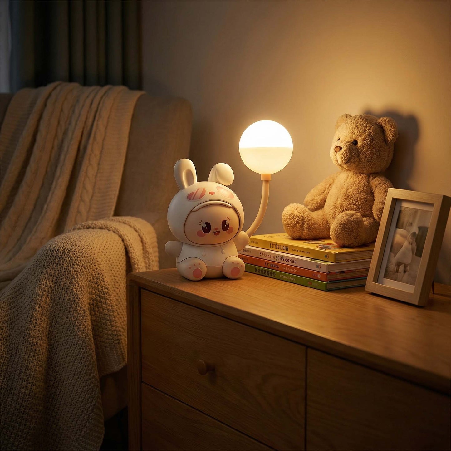 Kids decorative night light with animal design