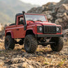 Durable RC off-road pickup truck with four-wheel drive system