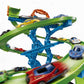 High Speed Track Spiral Car Ramp – Racing Tower Playset with 8 Cars (3+)