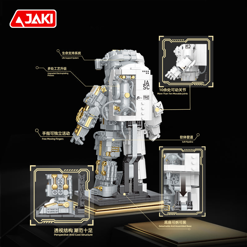 JAKI Maker POP Astronaut Building Blocks (JK9116) – Collector Edition Display Model