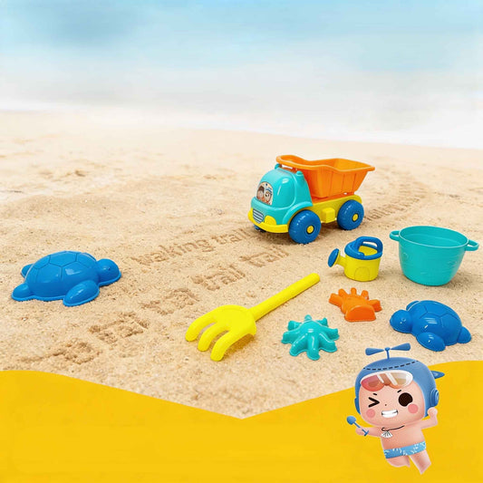 kids beach sand toy dump truck set with tools
• construction truck beach sand toys for children
• summer outdoor sand play set with dump truck
• beach sand toy construction vehicle for kids
• toddler sand toy set with shovel rake and bucket
• kids outdoor beach construction sand toys