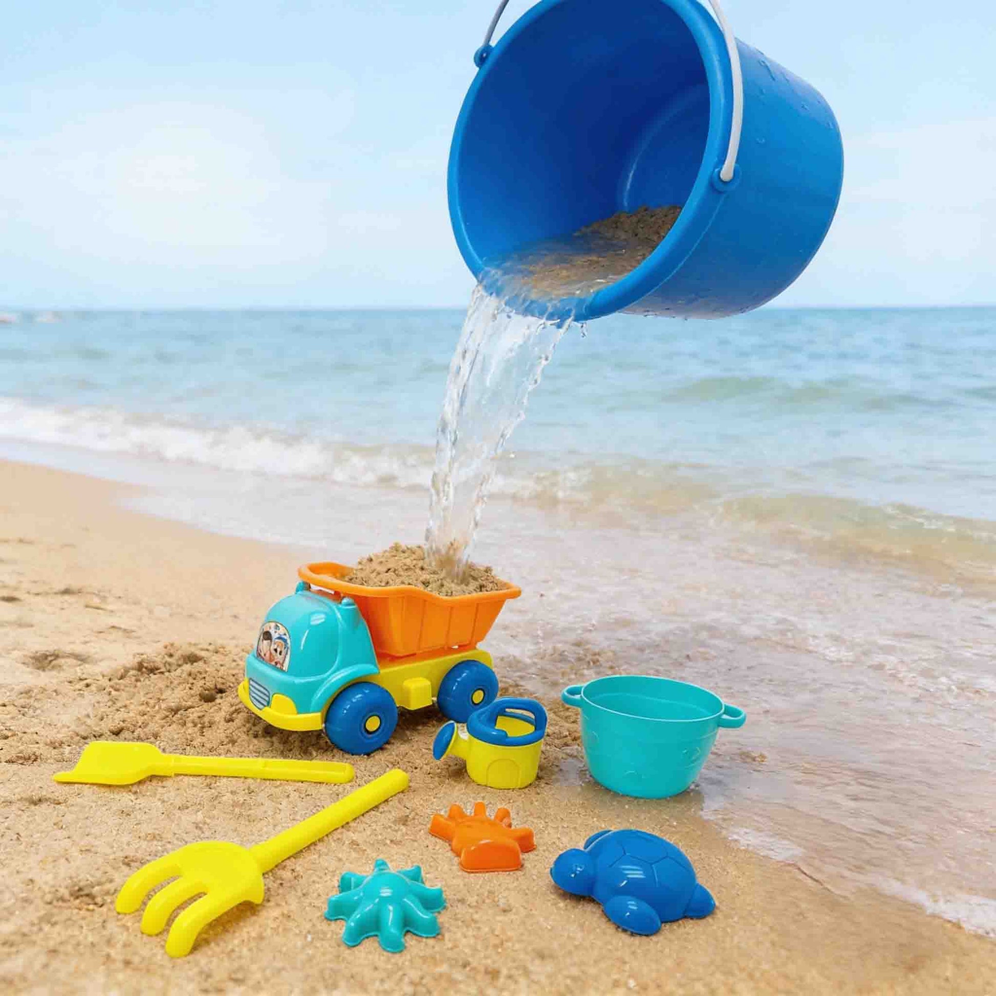 construction truck beach sand toys for children
