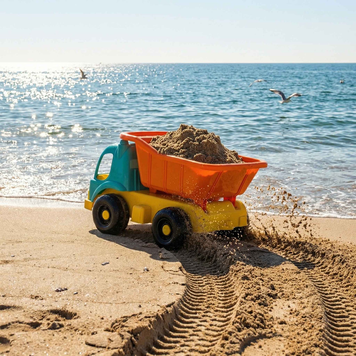 beach sand toy construction vehicle for kids