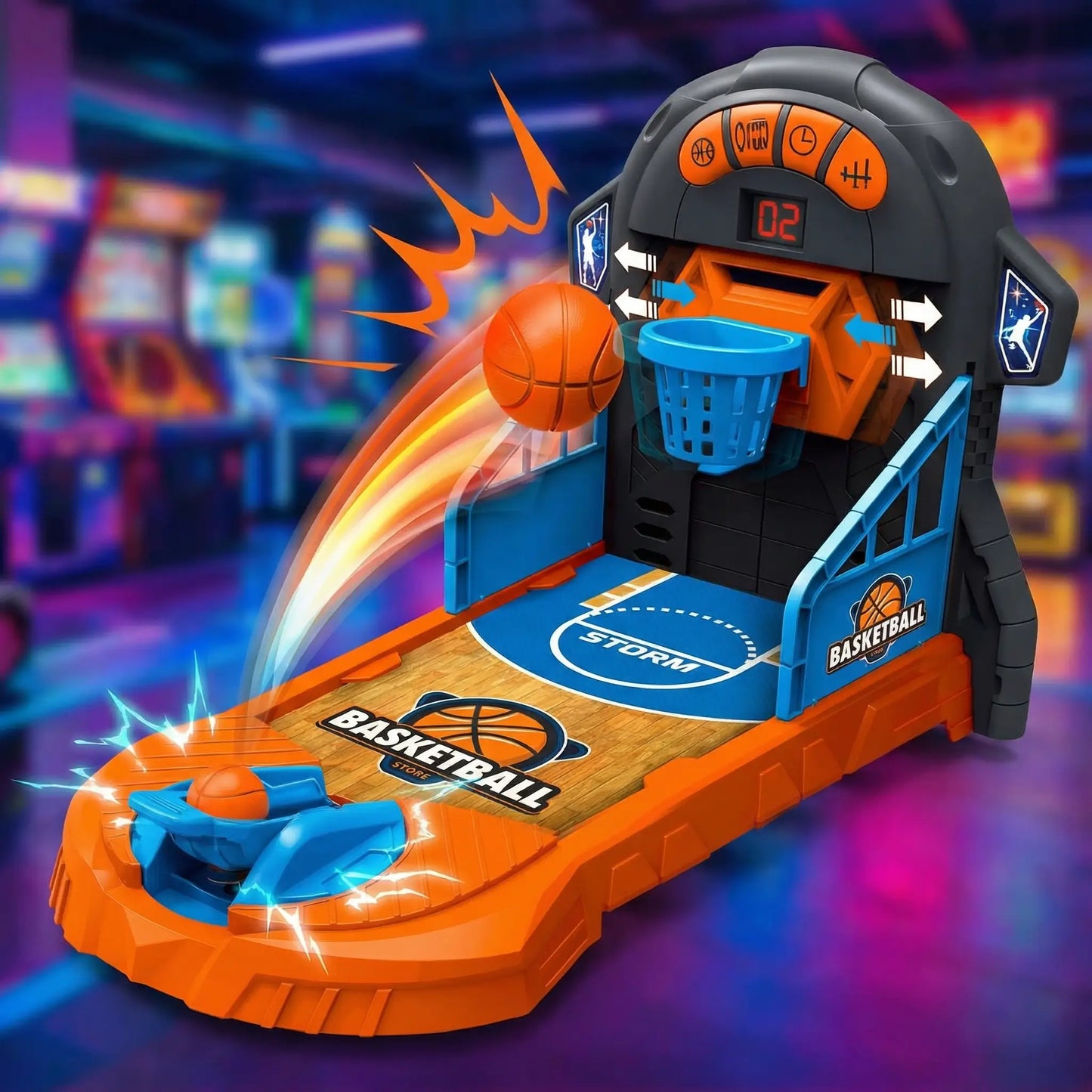 Kids Basketball Shooting Game with Automatic Scoring