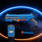 Storm X Revolt Large Revolver Foam Dart Shooter Blaster with 12 Soft Foam Darts and 4 Target Cans – Safe Soft Bullet Toy Gun for Kids Indoor and Outdoor Play