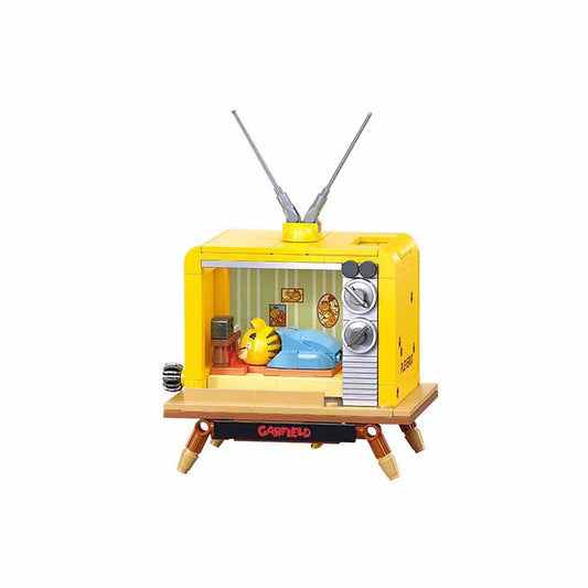 Sluban Garfield TV Scene Building Block Set – Cartoon Display Model (M38-P8052B)