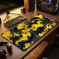 MAZE Light Series CLOUDY Y 2XL extended gaming desk mat yellow black camo design