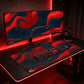 MAZE Light Series – Aether Red 2XL Extended Gaming Mouse Pad