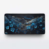 MAZE Light Series– Arcane Blue Floral 2XL Extended Gaming Desk Mat