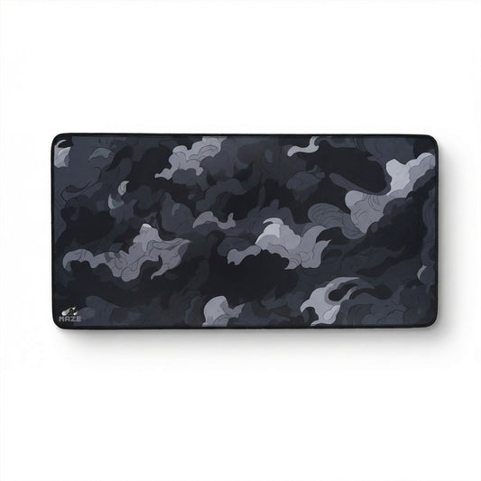 MAZE Light Series – Cloudy Black 2XL Extended Gaming Desk Mat
