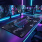 MAZE Light Series – Cloudy Black 2XL Extended Gaming Desk Mat