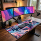 MAZE Light Series Dreamscape 2XL extended gaming desk mat abstract colorful design