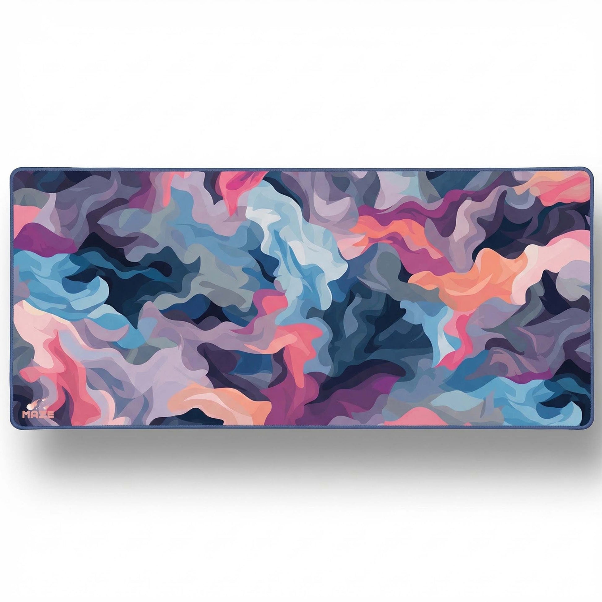 MAZE Light Series Dreamscape 2XL extended gaming desk mat abstract colorful design