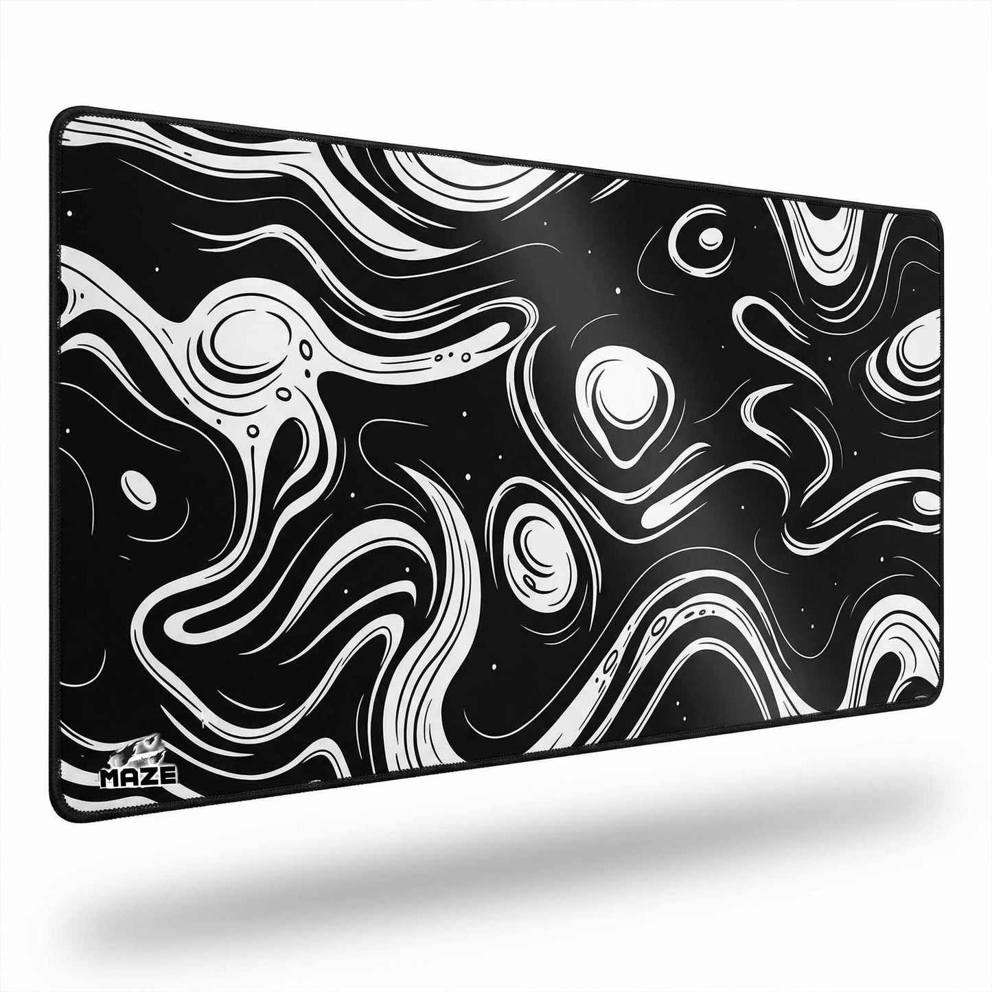 MAZE Light Series Monochrome Gaming Mouse Pad – 2XL Extended Desk Mat