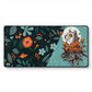 MAZE Light Series Moon GAze 2XL extended gaming desk mat fox moon floral design