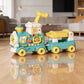 Baby learning walker steam train with music beads and activity panel