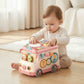 Multifunctional School Bus Activity Toy – Pull Along Musical Learning Toy (6M+)