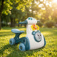Educational baby ride-on walker scooter designed for early walking and sitting play