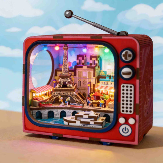 TV styling Paris mini city model kit for ages 12+