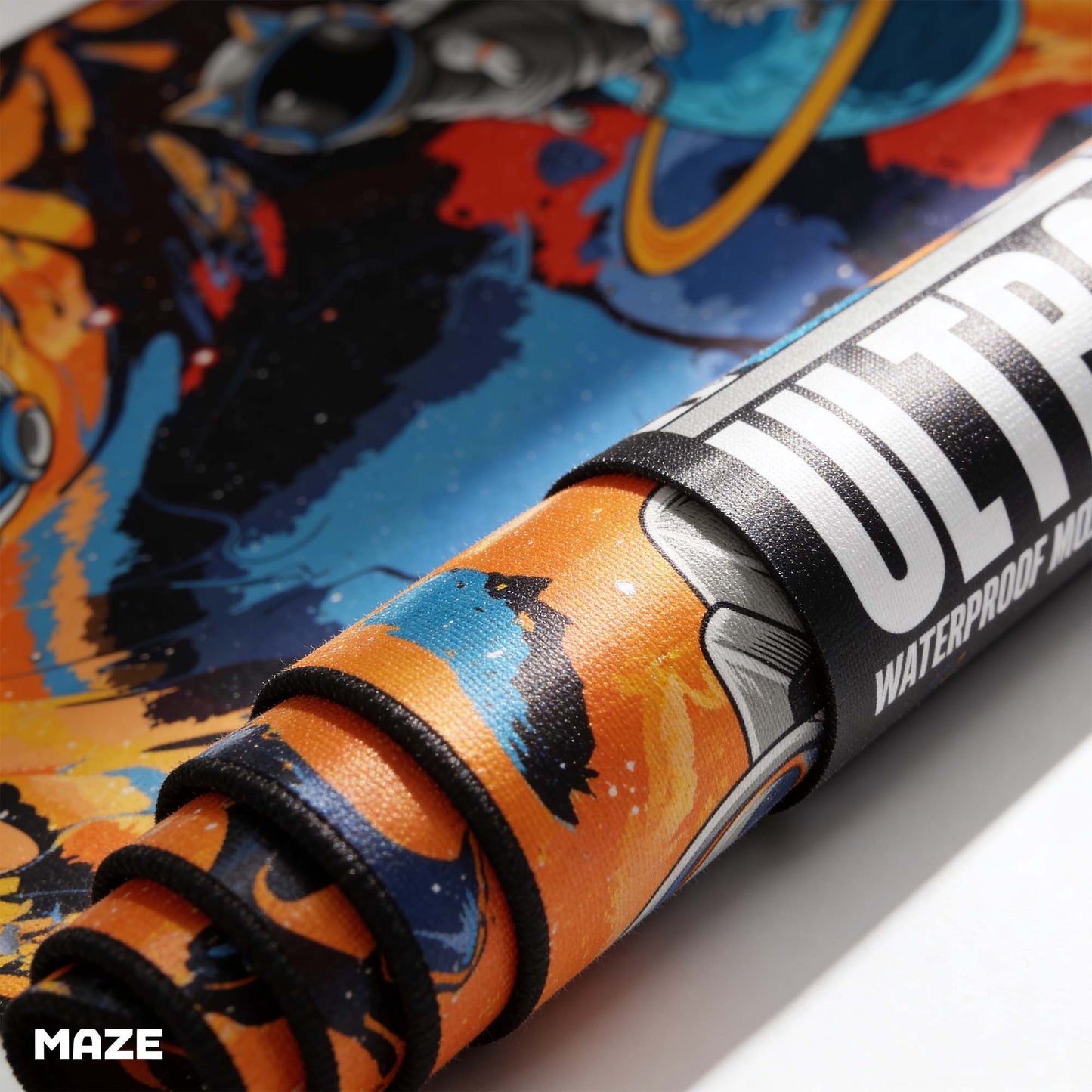MAZE Orange Cosmic Mouse Pad Qatar

