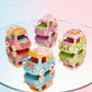 Colorful popsicle and ice cream cart toy vehicles