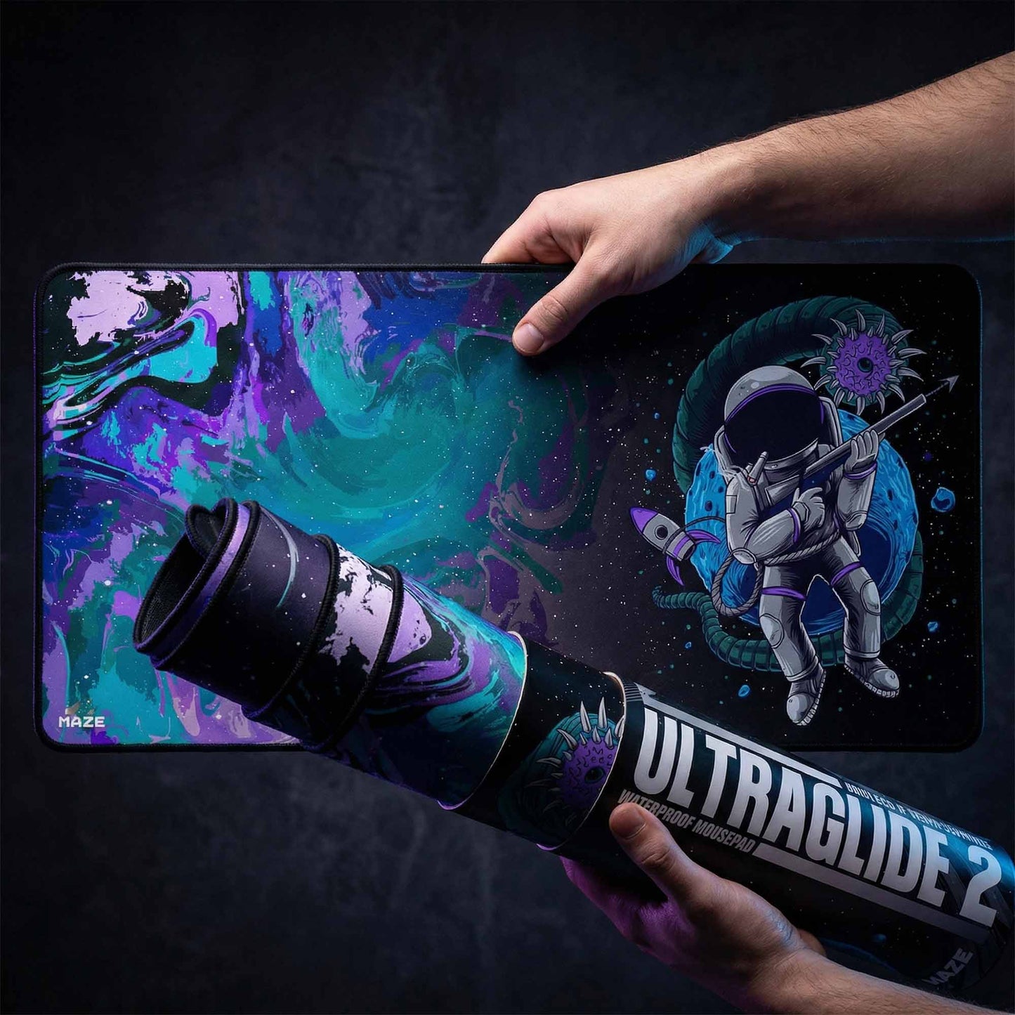 MAZE Ultraglide 2 – Astro CGR-GP2 2XL Extended Gamers Desk Mat